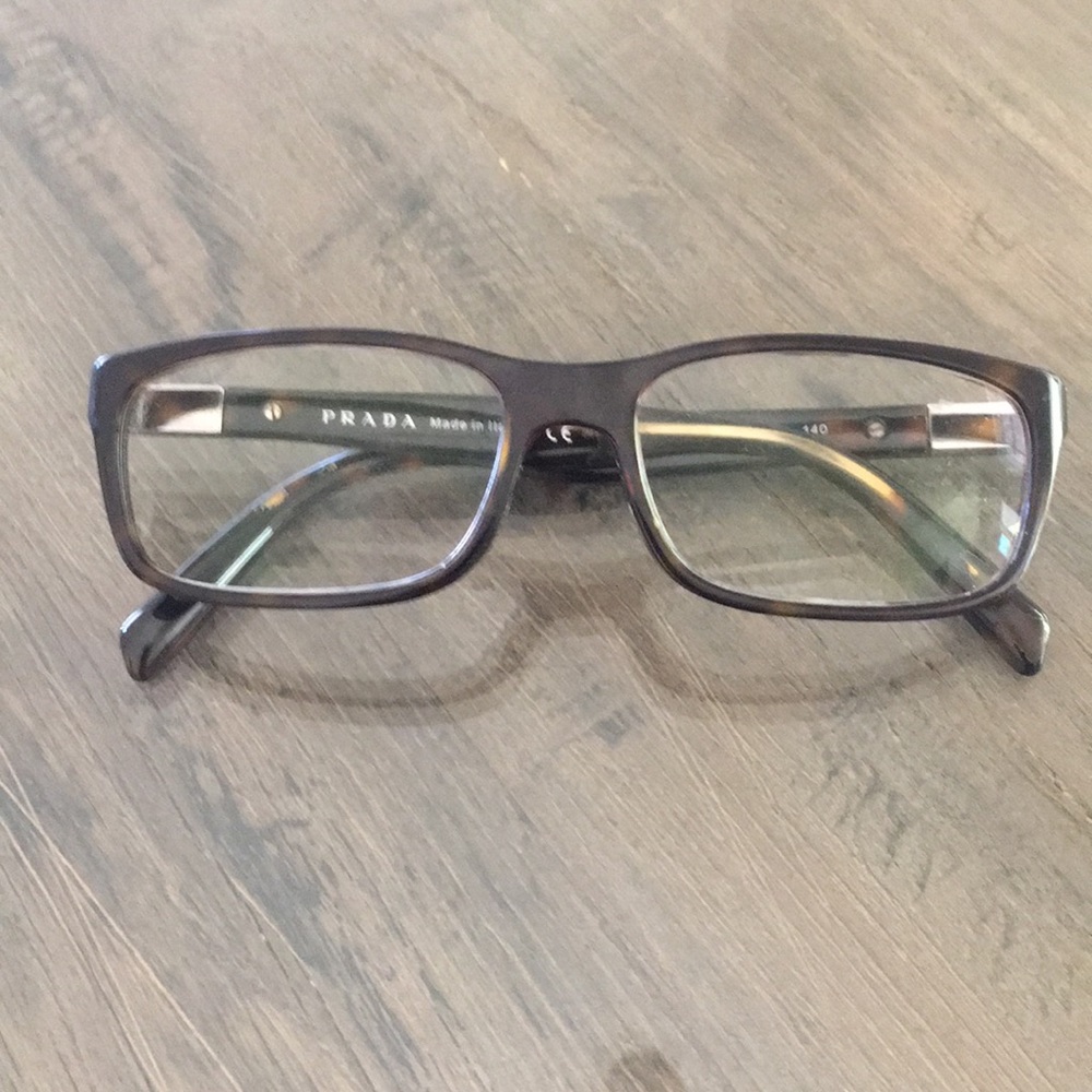 PRADA VPR02O 2AU-1O1 Eyeglasses Frame Italy